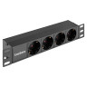 Блок розеток EXEGATE SERVERPRO PDU-10H401 Al-4S-C14 EX298596RUS