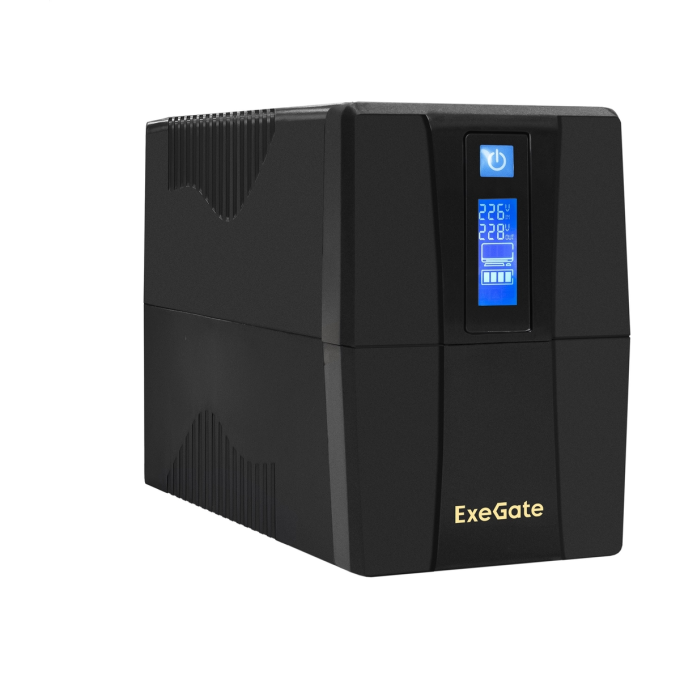 Источник бесперебойного питания EXEGATE POWER SMART ULB-650.LCD.AVR.2SH EP285568RUS